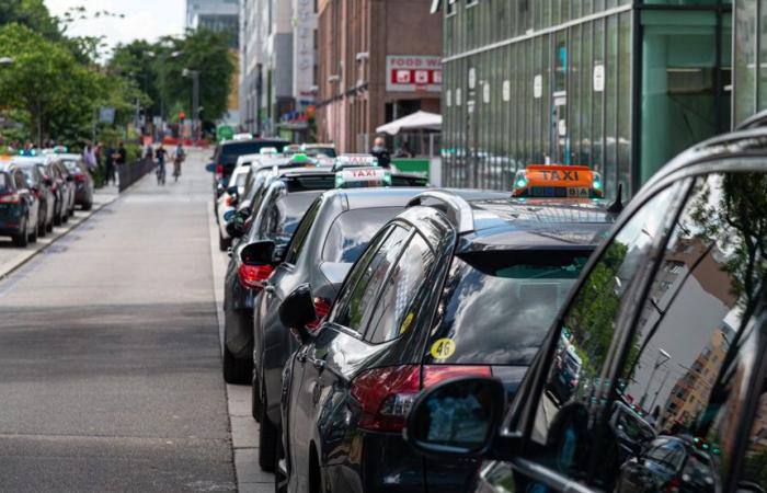 Befolgen Sie Taxiverstopfungen und Filtersperren