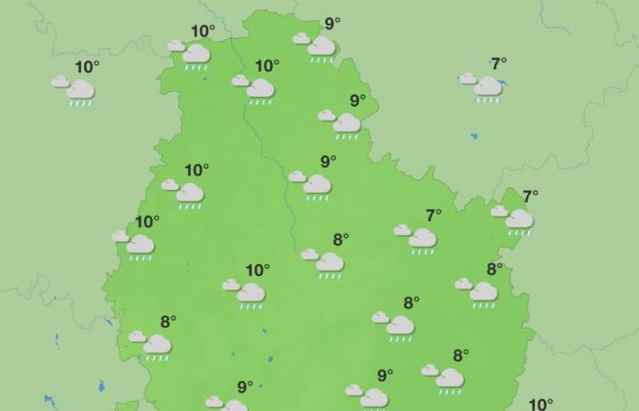 Côte-d’Or – Temperamentvolles Wetter mit Nebel und Regen diese Woche