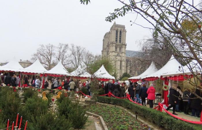 In Paris knüpft der Weihnachtsmarkt Notre-Dame an die Wiedereröffnung der Kathedrale an