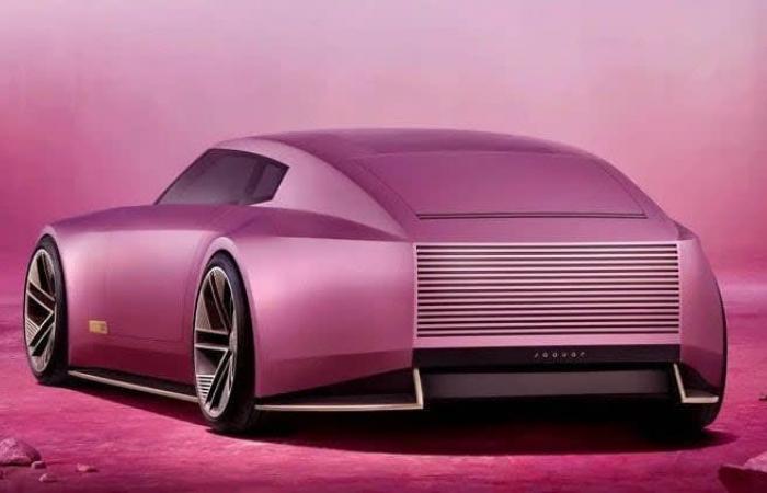 Das Elektroauto „Barbie Pink“ von Jaguar ist online durchgesickert