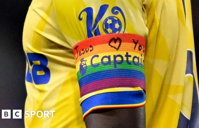 Marc Guehi: Der Kapitän von Crystal Palace schreibt trotz FA-Erinnerung auf die Armbinde des Regenbogenkapitäns