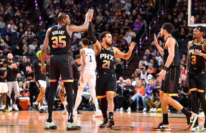 Spielrückblick: Suns gewinnen trotz Durant-Verletzung das zweite Spiel in Folge, 104-93