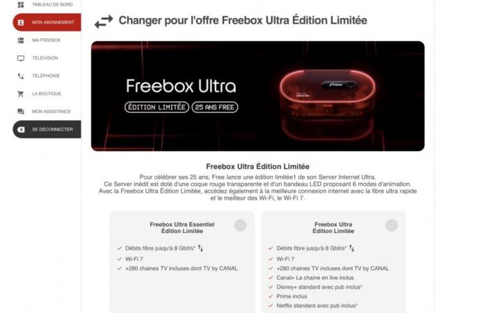 Free stellt eine rote und transparente Freebox Ultra vor: Wie bekommt man sie?