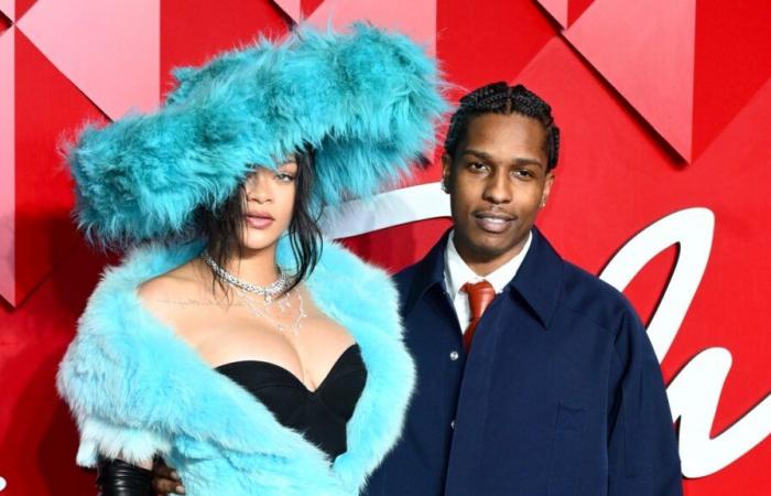 A$AP Rocky sorgt mit Rihanna bei den Fashion Awards in London für Furore