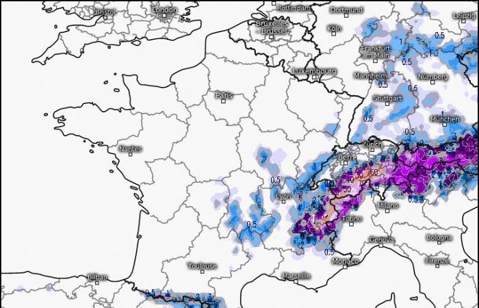 Hier sind die Regionen, in denen die Schneeflocken fallen könnten