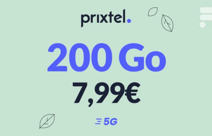 Prixtel verlängert den Black Friday mit seinem günstigen 5G-200-GB-Mobilfunktarif