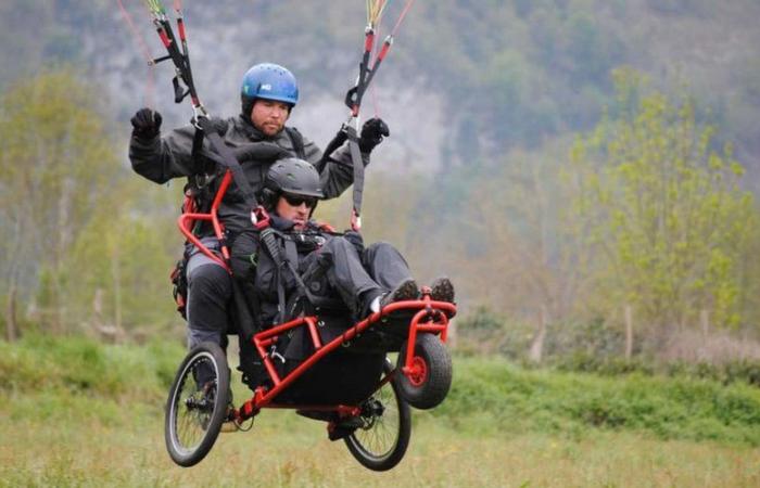 Das Freiflugkomitee des Departements Lozère fördert das Gleitschirmfliegen