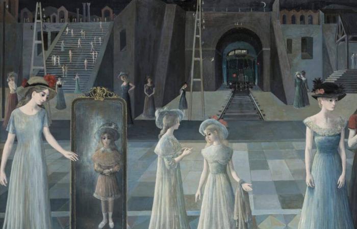 In Lüttich wurden die seltsamen Welten von Paul Delvaux gefeiert