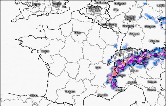 Hier sind die Regionen, in denen die Schneeflocken fallen könnten