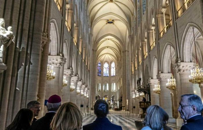 Wie Notre-Dame de Paris von der Dunkelheit ins Licht überging