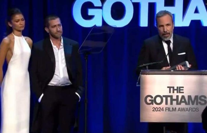 [VIDÉO] Denis Villeneuve erhält bei den Gotham Awards einen Tributpreis von Zendaya und Jake Gyllenhaal