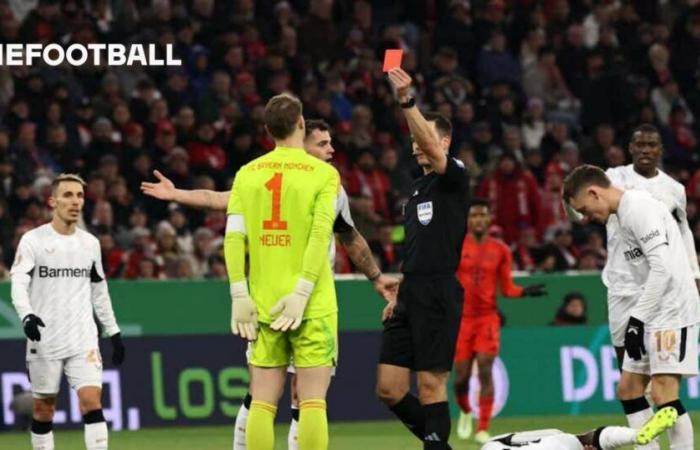 Neuer sees red as Leverkusen dump Bayern out of DFB-Pokal