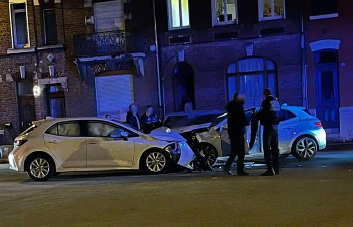 Valenciennes – Frontalzusammenstoß auf der Avenue de Liège, ein Fahrer auf der Flucht