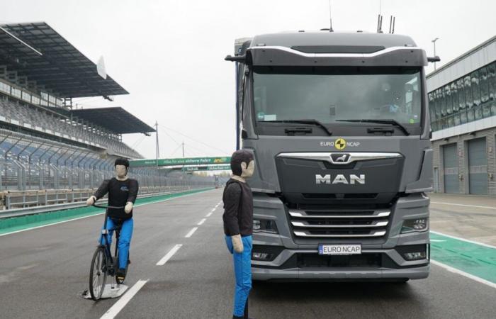 Hier ist die Euro NCAP-Liste der am wenigsten gefährlichen Lkw auf der Straße