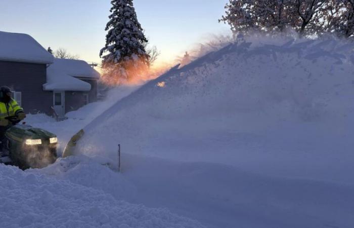 Fast zwei Meter Schnee in New York!