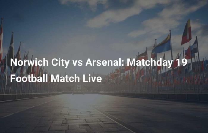 Norwich City gegen Arsenal: Fußballspiel vom 19. Spieltag live