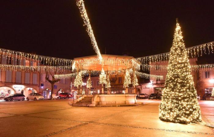 Beleuchtung, Eisbahn, großes Spiel … Die Bastide von Mirande nimmt mit dem Herannahen der Weihnachtsfeiertage eine magische Atmosphäre an