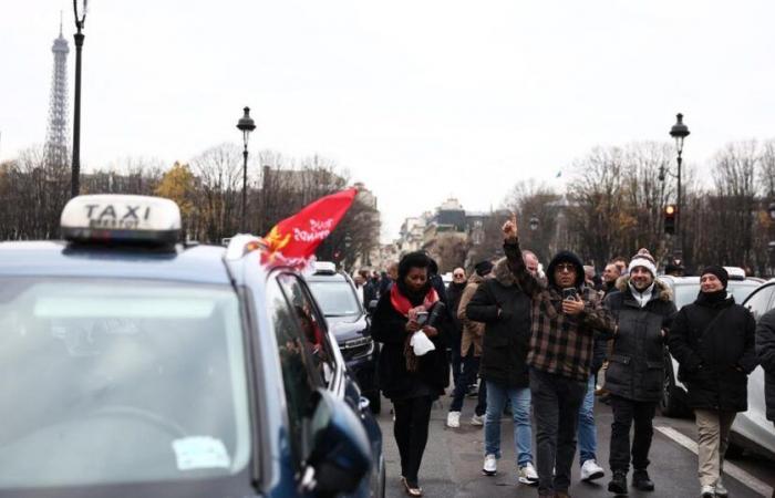 Taxis geben ihre Proteste am Mittwoch in Paris erneut auf