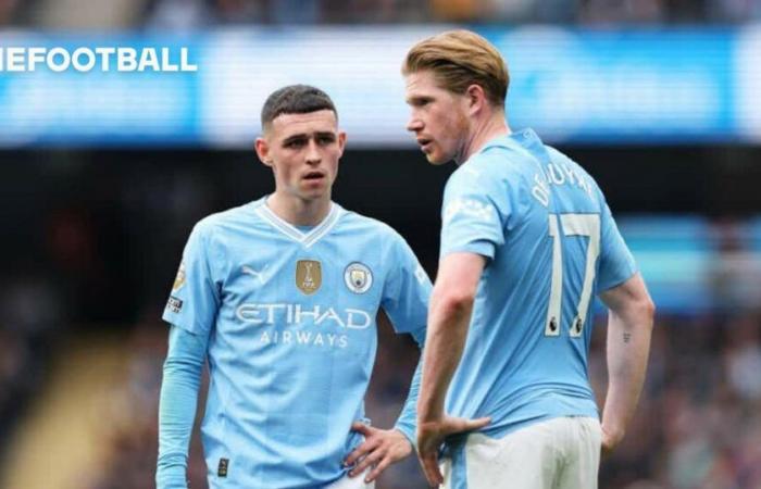 Krankheitsbedingt fällt Phil Foden heute Abend aus dem Spiel aus, da De Bruyne in die Startaufstellung zurückkehrt