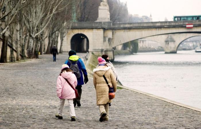 Wetterbericht. Über Paris und die Île-de-France weht ein frischer Wind mit Böen von bis zu 70 km/h