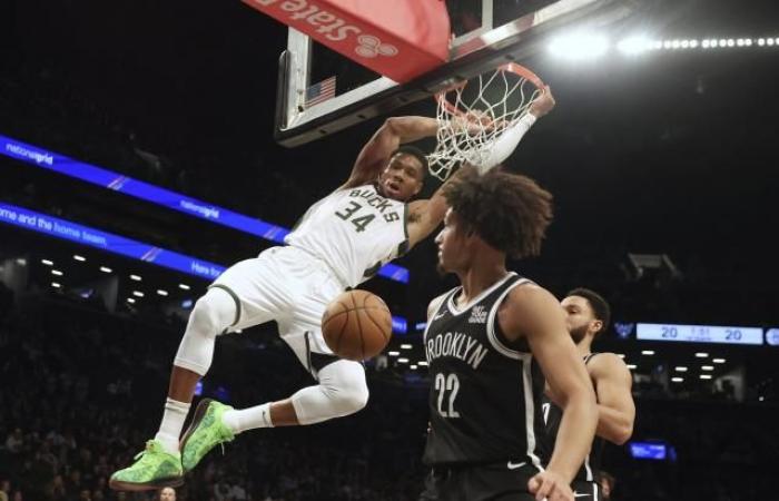 Die Bucks stürzen die Nets in der NBA am Ende