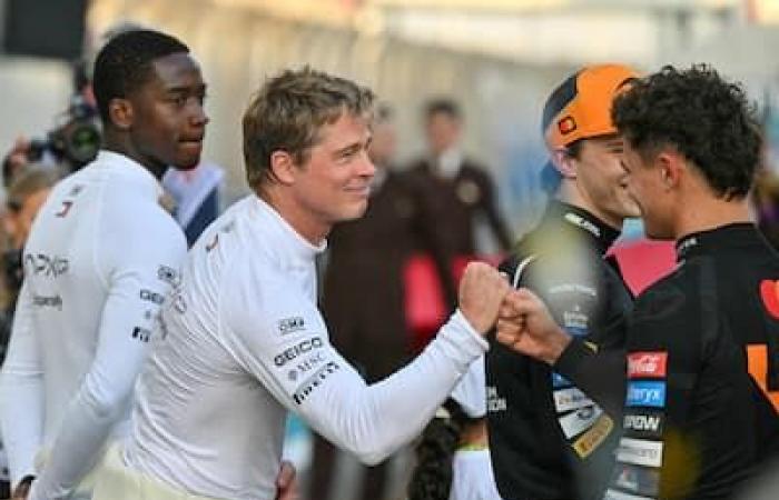 [EN PHOTOS] Brad Pitt sorgt beim Abu Dhabi Grand Prix während der Dreharbeiten zum Film „F1“ für Aufsehen