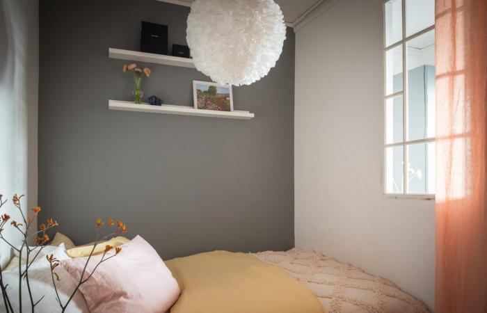 Eine kleine Designer-Zweizimmerwohnung von 38 m² in sanften Farben