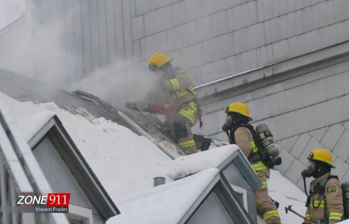 Großbrand in der Altstadt von Quebec