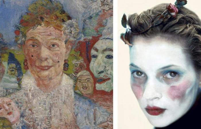 „Masquerade, Makeup and Ensor“, die außergewöhnliche Ausstellung von Modemalern im MoMu in Antwerpen