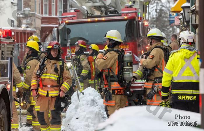 Großbrand in der Altstadt von Quebec