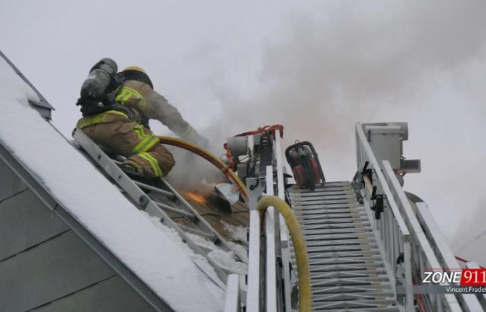 Großbrand in der Altstadt von Quebec