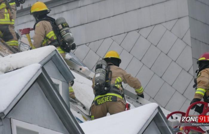 Großbrand in der Altstadt von Quebec