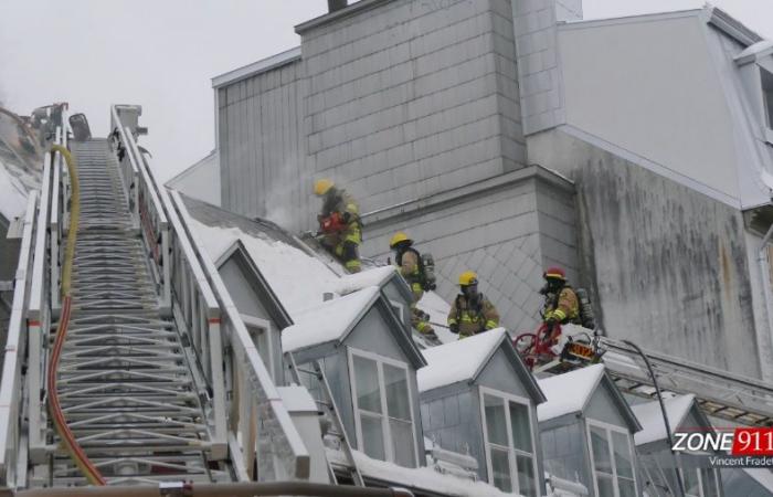 Großbrand in der Altstadt von Quebec