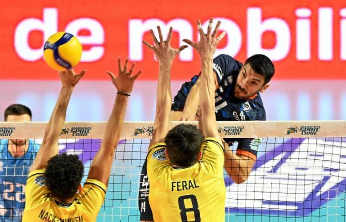 Gegen Poitiers trifft Nicolas Le Goff wieder auf Earvin Ngapeth, seinen Freund und Teamkollegen bei den Blues