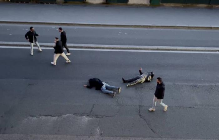 Bilder neuer Gewalt auf der Straße durch Polizisten einer Pariser Polizeistation – Libération