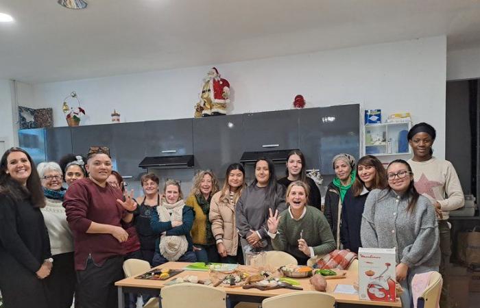 Ein Kochworkshop und die Verteilung von Gemüsekörben, organisiert vom Departement Aude in Castelnaudary