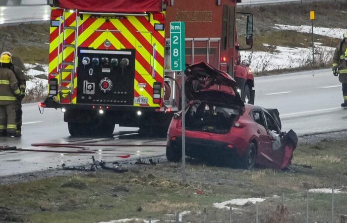 Grausamer Tod eines Autofahrers in Montérégie