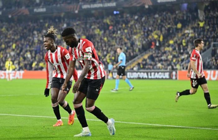 Inaki Williams im Doppelpack, während Athletic Club sich gegen den zehnköpfigen Fenerbahce durchsetzt