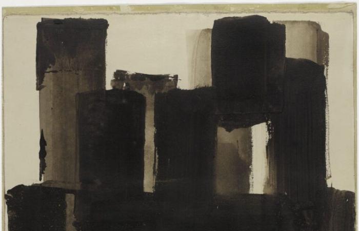 Pierre Soulages-Ausstellung im Luxemburger Museum