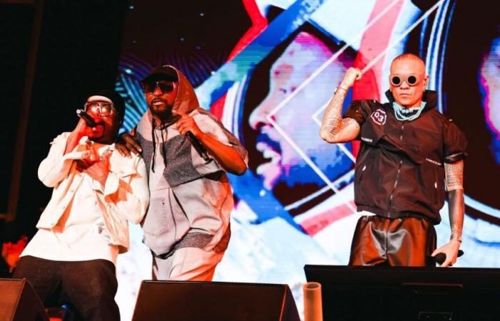 Konzert der Black Eyed Peas im Château de Chambord im Juni 2025