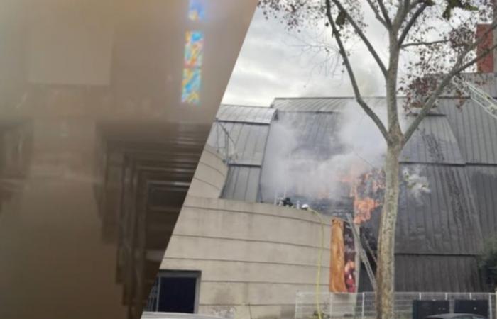 IN BILDERN. Brand in einer Kirche in Montpellier: Klosterbrand, Evakuierung der Jungfrau… Fotos der Katastrophe von innen