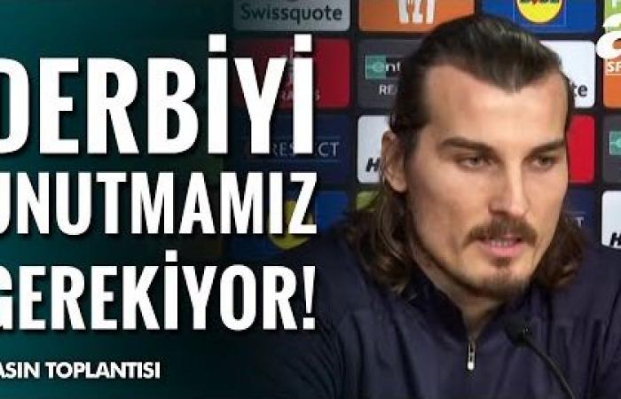 Çağlar Söyüncü: Wir müssen das Beşiktaş-Spiel vergessen, weil wir morgen ein sehr wichtiges Spiel haben