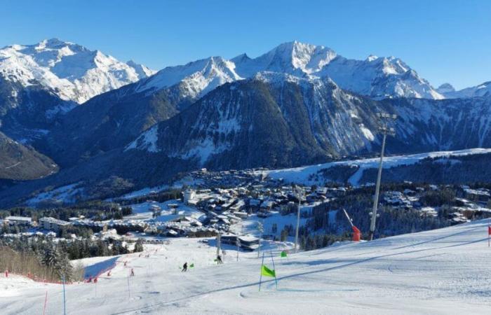 im Mittelpunkt des Blues-Trainings vor Val d’Isère