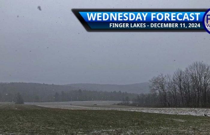 Regen verwandelt sich heute Nachmittag in Schnee, während die Temperaturen sinken – Wetter in Finger Lakes