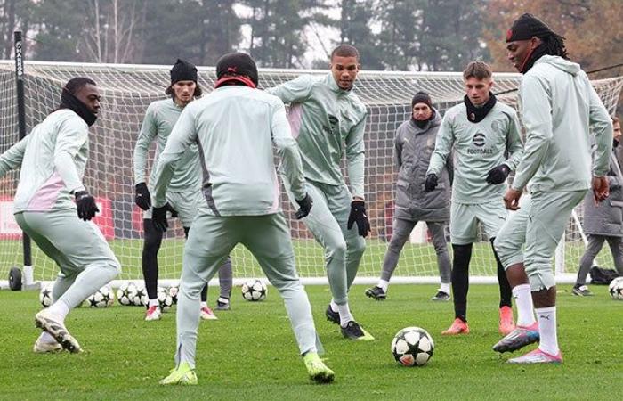 LETZTE SCHRITTE HEUTE MORGEN IN MAILANDO FÜR DIE ROSSONERI