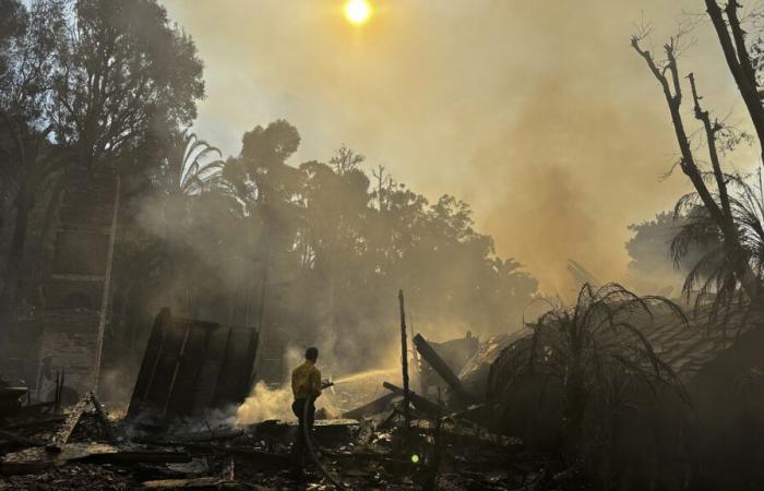 Prominente und Anwohner müssen vor dem Waldbrand in Malibu fliehen