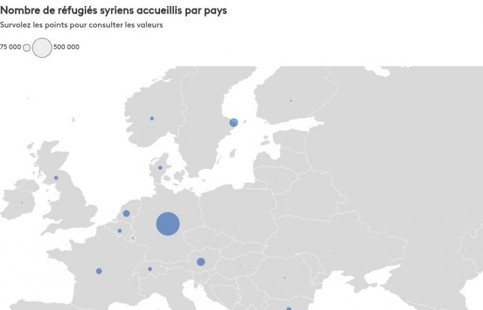 KARTE. Türkei, Libanon, Deutschland … Sehen Sie, welche Länder die meisten syrischen Flüchtlinge aufgenommen haben