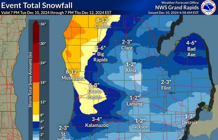 Die Großen Seen bereiten sich diese Woche auf starken Schneefall vor, da sich weitere Seeeffekte abzeichnen