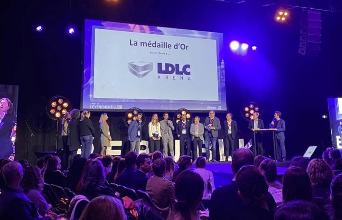 Die Goldmedaille der LDLC Arena „Reiseziele, Orte und Attraktivität“