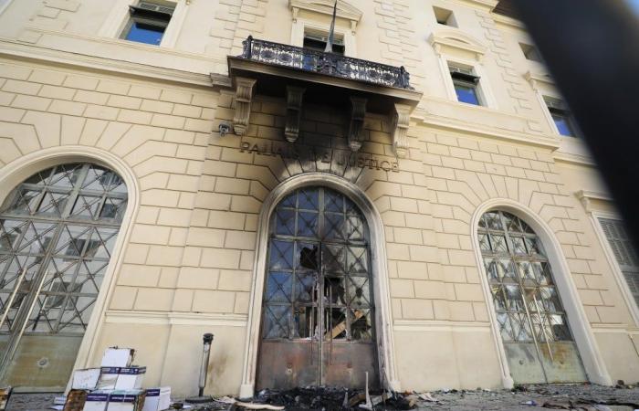 Drei Jahre Gefängnis, davon zwei zur Bewährung, wegen des Brandes im Gerichtssaal von Ajaccio während der Demonstrationen zur Unterstützung von Yvan Colonna